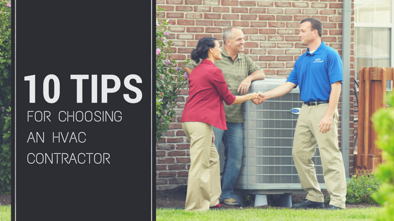 Tips for choosing an HVAC contractor