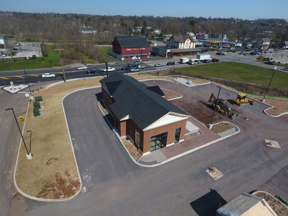 Centre Square Commons Bluebell, PA Aerial Photo