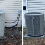 American Standard air conditioning unit installation