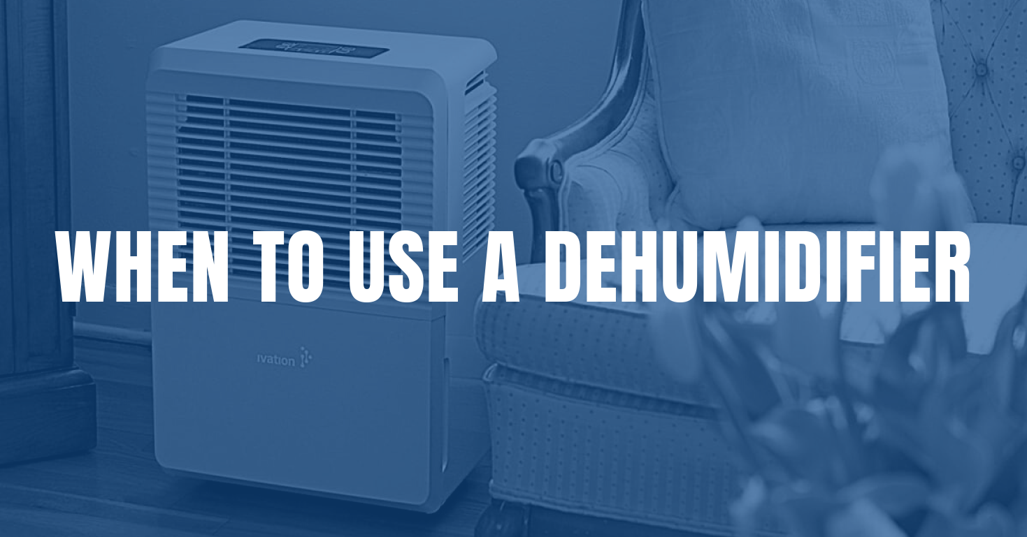 Uses of a dehumidifier to remove condensation moisture 